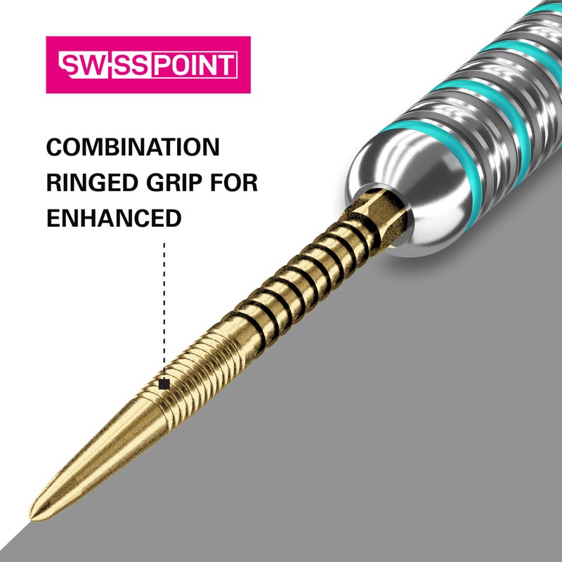 Target Darts نقاط دارتس سويس، نصائح دارت سويس النارية (عبوة 3 نصائح) 30 مم، ذهبية | تغيير نقاط الدارت، ملحقات دارت احترافية - Image 3